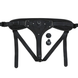 Страпон с 3 насадками Harness Woman Long