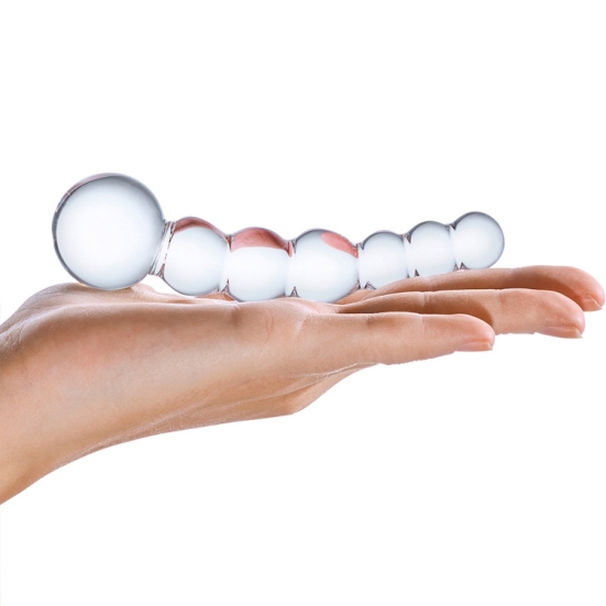 Стимулятор из стекла Glas Beaded Dildo