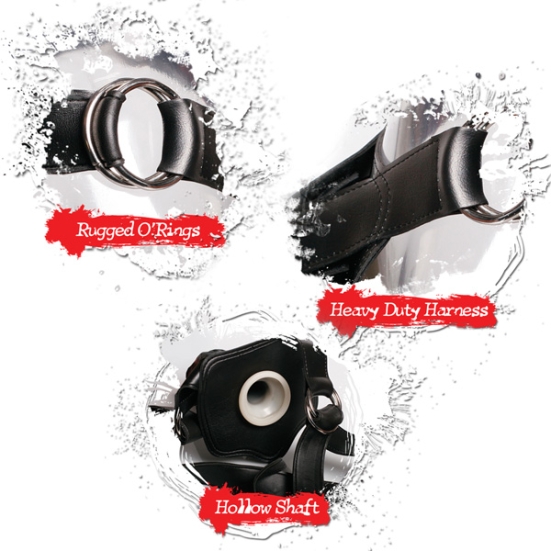 Страпон полый Pipedream 12&quot; Hollow Strap-On